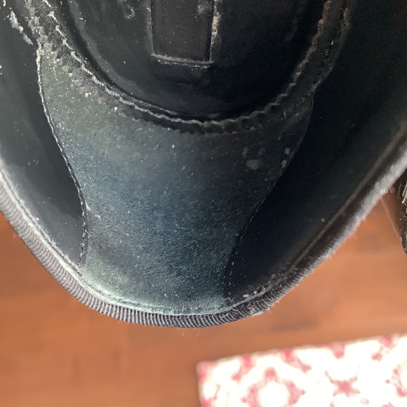 Black patent all leather tuxedo style loafer - Picture 7 of 7